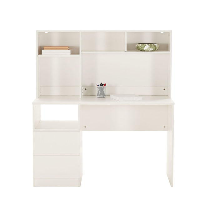 White large capacity study home computer desk